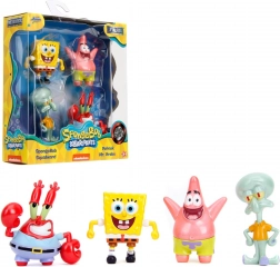 SpongeBob zestaw 4 metalowych kolekcjonerskich figurek 5–7 cm