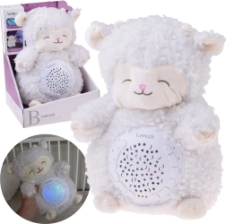 Projektor gwiazd mięciutka owieczka z kołysankami i dźwiękami