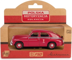 Model samochodu PRL Warszawa M20 taxi wiśniowa