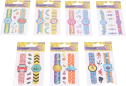 Tatuaże zmywalne zegarki 7,5 × 11 cm – 8 wariantów