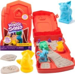 Kinetic Sand Sandy Farm kreatywny zestaw z piaskiem kinetycznym