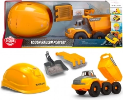 zestaw budowlany wywrotka Volvo z kaskiem