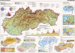 Puzzle Mapa Słowacji 2000 elementów