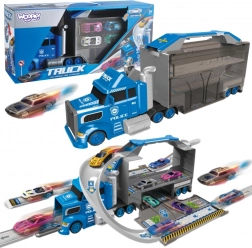 Woopie policyjny kamion 2w1 – transporter i tor wyścigowy