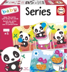 Educa Baby układanka Panda Bimba i przyjaciele, 6 puzzli po 3 elementy