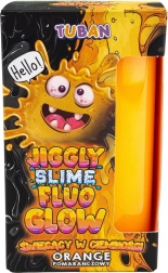 Tuban jiggle slime fluo pomarańczowy, świecący w ciemności 430 g