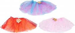 Karnawałowa dwuwarstwowa spódnica, mix kolorów