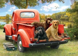 Puzzle Przyjaciele na rybach 1000 elementów