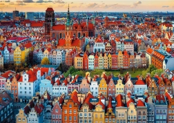 TREFL puzzle Premium Plus Photo Odyssey – widok na Gdańsk, Polska, 1000 elementów