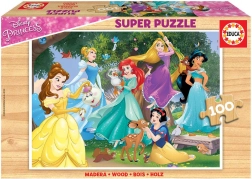 Drewniane puzzle DISNEY księżniczki 100 elementów EDUCA