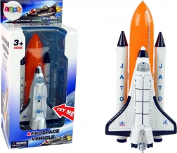 Kosmiczna rakieta i metalowy prom kosmiczny z efektami świetlnymi i dźwiękowymi AEROSPACE