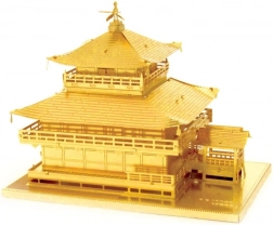 Metalowa układanka 3D puzzle Świątynia Kinkaku-ji Złota