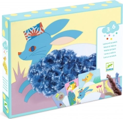 Djeco zestaw kreatywny Wool & Velcro – z czapką