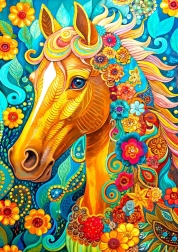 Puzzle Kwiatniejąca grzywa 1000 elementów