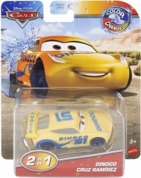 Jeżdżące auta zmieniające kolor, Dinoco inspirowane filmem Auta od Disney•Pixar