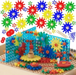 Zestaw kół zębatych i kół pasowych MASTERKIDZ STEM, 198 elementów