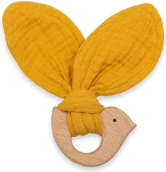 Gryzak New Baby Bird musztardowy