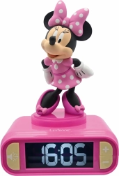 Dziecięcy budzik z 3D nocnym światłem MINNIE