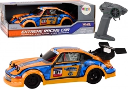 RC auto 1:16 z gumowymi kołami do driftu – pomarańczowe