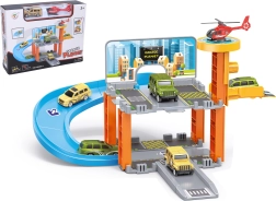 Stacja parkingowa z garażem i lądowiskiem dla helikopterów 34,5 × 39,5 × 20 cm