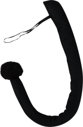 diabelski ogon z filcu z drucikiem modelującym