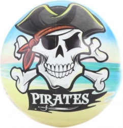 Piłka z motywem pirackim 23 cm