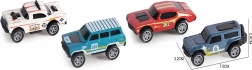 Metalowe autka 7,5 cm – zestaw 4 szt.