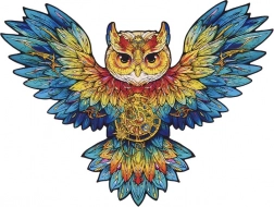 Drewniane puzzle Sowa RoboTime