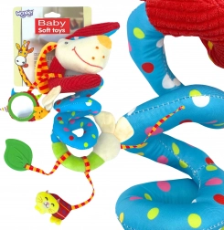 Woopie Baby zawieszana spirala na wózek piesek