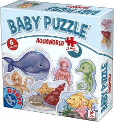 D-Toys baby puzzle Podwodny świat 6w1 (2–5 elementów)