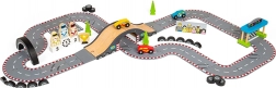Bigjigs Rail drewniana kolejka wyścigowa