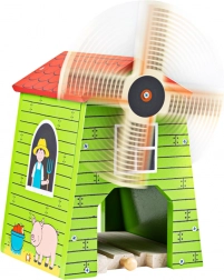 drewniany wiatrak do kolejki Bigjigs Rail