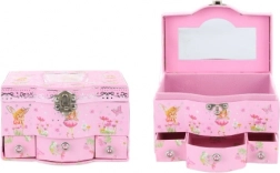 Szkatułka na biżuterię z szufladkami