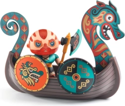 Djeco Arty Toys figurka Drak – wiking na łodzi
