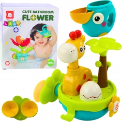 Kolorowa zabawka do kąpieli - żyrafa