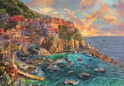 Clementoni puzzle Malowana Manarola 2000 elementów