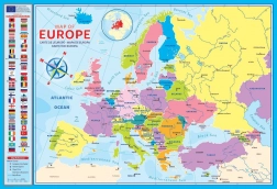 EUROGRAPHICS puzzle mapa Europy 200 elementów