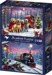 Bluebird puzzle Święta nadchodzą 2×500 elementów