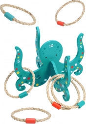 Gra rzucanie obręczy Ośmiornica