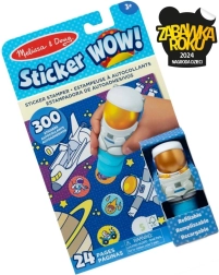 Sticker Wow – kreatywny zestaw z pieczątką i naklejkami – astronauta