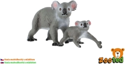 Figurka koali z młodym Zooted 13 cm - 1 sztuka