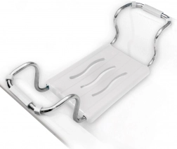 Siedzisko do wanny z regulowaną szerokością 42,5–65 cm, udźwig 120 kg