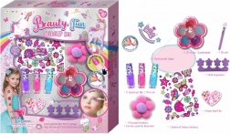 Duży zestaw do makijażu i paznokci