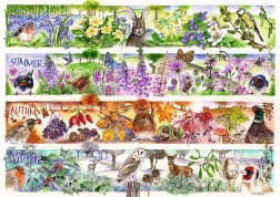 Puzzle TREFL Premium Plus Tea Time: cztery pory roku 1000 elementów