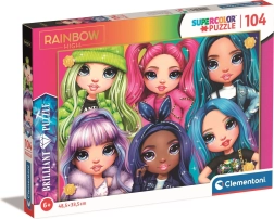 Clementoni puzzle Rainbow High: Tęczowe przyjaciółki 104 elementy