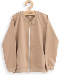 Dziecięca bluza dresowa New Baby Kindergarten brązowa