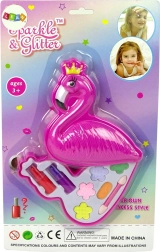 Zestaw do makijażu Cienie do powiek Flamingo Pomadki