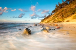 Diamentowa mozaika Skalista plaża 30x40 cm