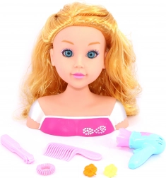 Głowa do czesania z akcesoriami 22 cm