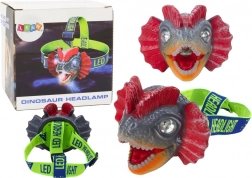 Latarka Dinozaur z regulowanym paskiem i 3 diodami LED